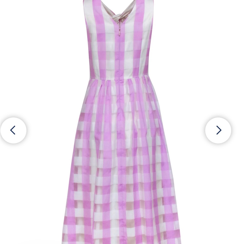 Kate Spade Mock Gingham halter Dress - Picture 3 of 6